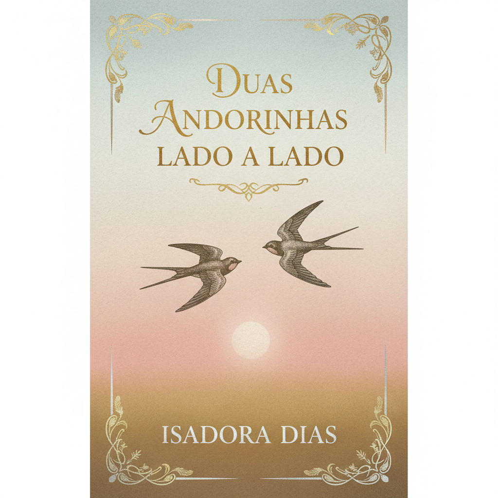 Duas andorinhas lado a lado